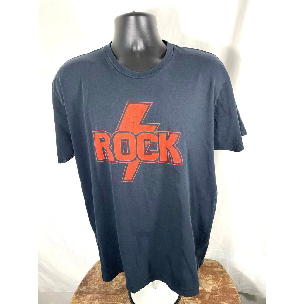Five Crown Rock Lightning Bolt Tee Black Size XL